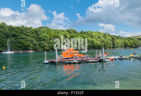 Fowey scialuppa di salvataggio 'Maurice e Joyce Hardy' Cornwall Inghilterra Foto Stock