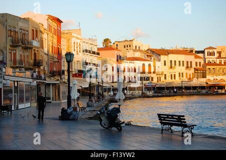 Case in chania Creta meridionale Foto Stock