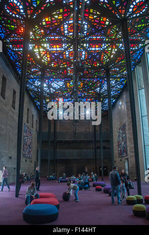 Sala grande della National Gallery of Victoria di Melbourne Foto Stock