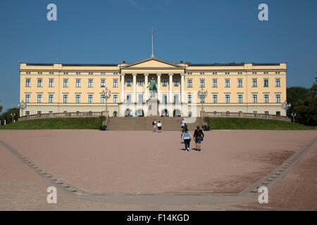 Royal Palace, Oslo, Norvegia. Foto Stock