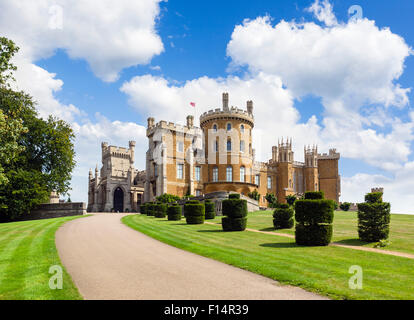 Belvoir Castle, una maestosa casa nel Leicestershire, England, Regno Unito Foto Stock