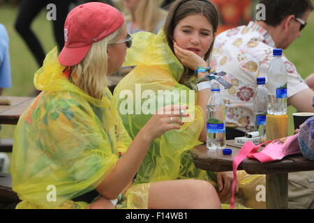 Glastonbury Festival 2015 - Giorno 3 - Atmosfera con: Atmsophere dove: Somerset, Regno Unito quando: 26 Giu 2015 Foto Stock