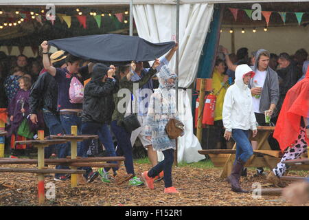 Glastonbury Festival 2015 - Giorno 3 - atmosfera dotata di: atmosfera dove: Somerset, Regno Unito quando: 26 Giu 2015 Foto Stock