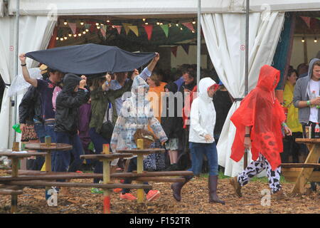 Glastonbury Festival 2015 - Giorno 3 - atmosfera dotata di: atmosfera dove: Somerset, Regno Unito quando: 26 Giu 2015 Foto Stock