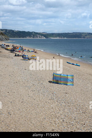 La spiaggia di beesands sulla South Devon Coast Foto Stock