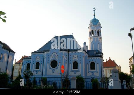 Chiesa blu St Elisabeth Bratislava religiosi Foto Stock
