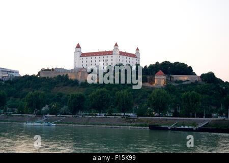 Il castello di Bratislava monumento di storia dell'architettura Foto Stock