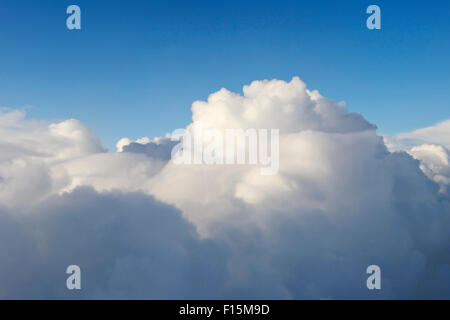 Cloudscape dall'aeroplano Foto Stock