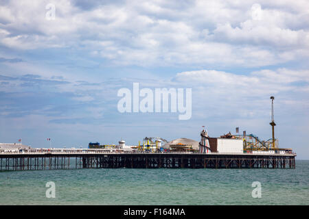 Il Brighton Pier a Brighton, Regno Unito Foto Stock