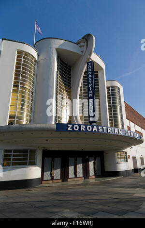 Centro zoroastriano; Rayners Lane; Harrow; Middlesex; Inghilterra; Regno Unito; Foto Stock