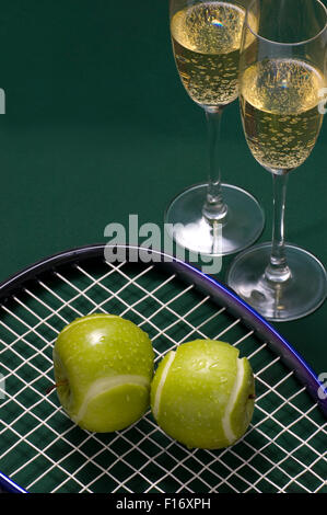 Tennis di Apple Foto Stock