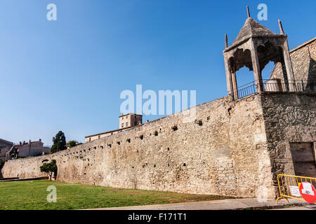 Parete di Banyoles. Foto Stock