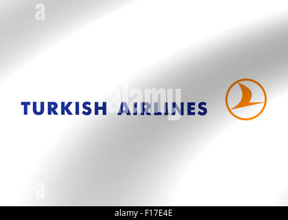 Turkish airlines icona logo bandiera simbolo segno emblema Foto Stock