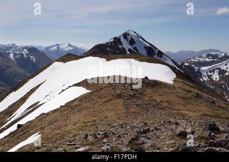 Buachaille Etive Beag, Glen Coe, Highlands Occidentali, Scotland, Regno Unito Foto Stock