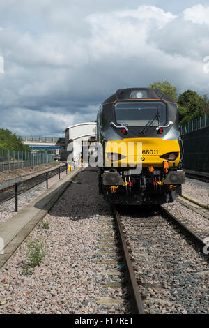 Ferrovie Chlitern 68 classe locomotiva diesel 68011 a Wembley depot Foto Stock