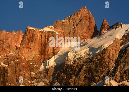 Viste delle montagne innevate Tagikistan Himalaya collection Foto Stock