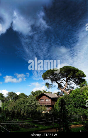 Swiss Cottage a Osborne House è stata la residenza estiva della Regina Vittoria e il Principe Alberto e la famiglia Foto Stock