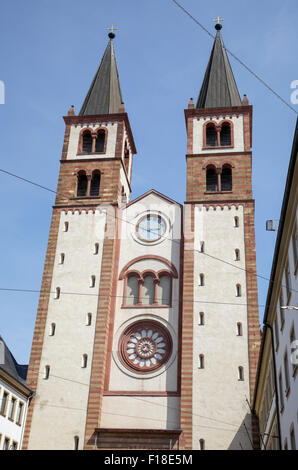 Duomo di San Kilian cattedrale di san Kilian, Würzburg, Baviera, Germania Foto Stock