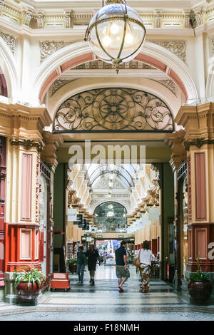 Blocco Arcade, Collins Street, Melbourne, Victoria, Australia Foto Stock