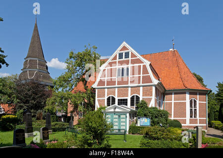 San Johannis, Curslack, Vierlande, Amburgo, Germania Foto Stock