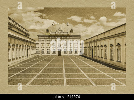 Il Palazzo Copper-Roof (Palac pod Blacha) è un palazzo in stile tardo barocco, Varsavia, Masovian, Polonia, Europa Foto Stock