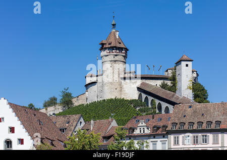 Fortezza Munot nella città di Schaffhausen, Svizzera. Foto Stock