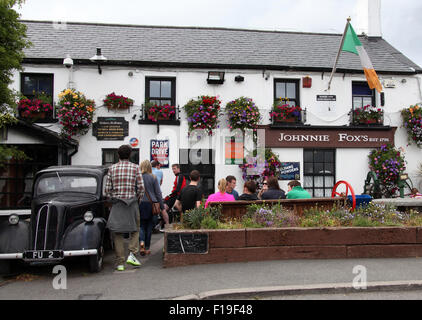 Johnie Fox famoso e tradizionale pub irlandese nei pressi di Dublino che è stata fondata nel 1798 Foto Stock