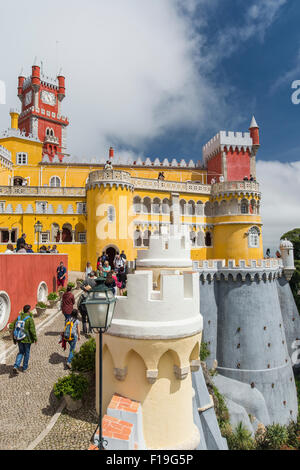 Palacio da Pena, Sintra, Portogallo Foto Stock