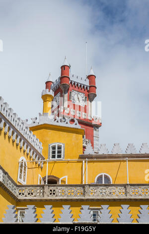 Palacio da Pena, Sintra, Portogallo Foto Stock