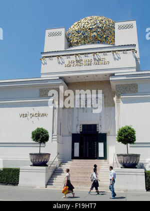 Casa di secessione di vienna austria europa Foto Stock