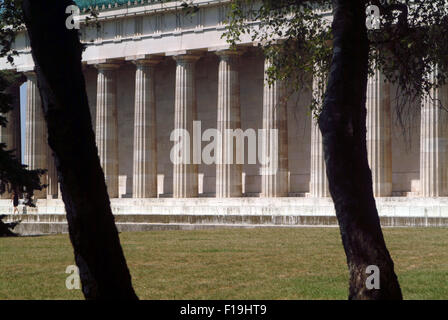 Memorial Walhalla Donaustauf distretto di Regensburg Baviera Germania Europa Foto Stock