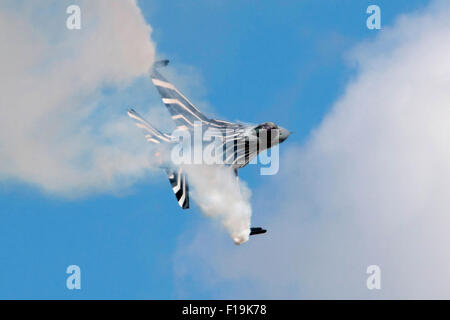 Aria belga Forza F-16 Fighting Falcon a RIAT Royal International Air Tattoo RAF Fairford Luglio 2015 Foto Stock