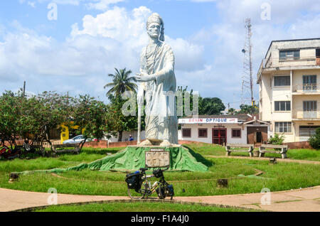 Il primo re di Porto-Novo, Benin Foto Stock