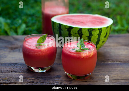 Cocktail di anguria Foto Stock