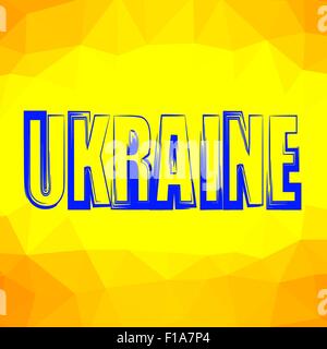 Ucraina Illustrazione Vettoriale
