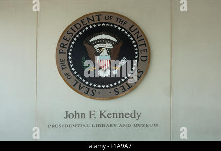 John F Kennedy Presidential Library and Museum Foto Stock