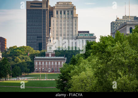Independence Hall di Filadelfia in Pennsylvania, STATI UNITI D'AMERICA Foto Stock