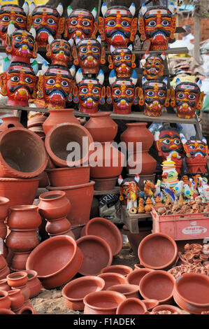 Statue in ceramica & Vasi Foto Stock