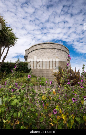 Sandycove Martello Tower, ora il James Joyce museum, dove ha trascorso del tempo con Oliver StJohn Gogarty e dove il romanzo Ulisse Foto Stock