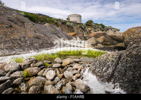 Sandycove Martello Tower, ora il James Joyce museum, dove ha trascorso del tempo con Oliver StJohn Gogarty e dove il romanzo Ulisse Foto Stock