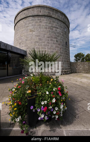 Sandycove Martello Tower, ora il James Joyce museum, dove ha trascorso del tempo con Oliver StJohn Gogarty e dove il romanzo Ulisse Foto Stock