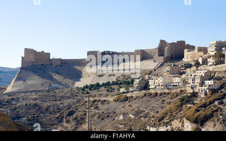 Karak castello - Giordania Foto Stock