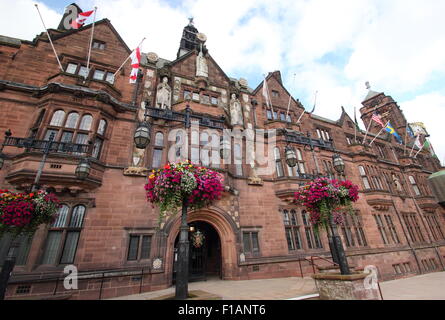 Esterno del Coventry City edificio del Consiglio - Il Consiglio House - in Earl Street, Coventry, Midlands England, Regno Unito Foto Stock