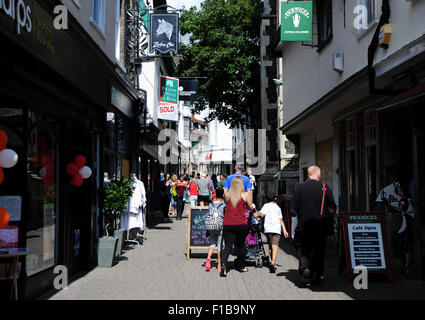 Ipswich Suffolk REGNO UNITO - shopping nel centro della città Foto Stock