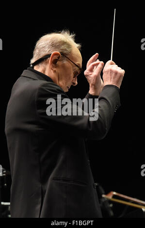 Berlino, Germania, Ennio Morricone, compositore e conduttore, live in concert Foto Stock