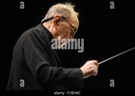 Berlino, Germania, Ennio Morricone, compositore e conduttore, live in concert Foto Stock