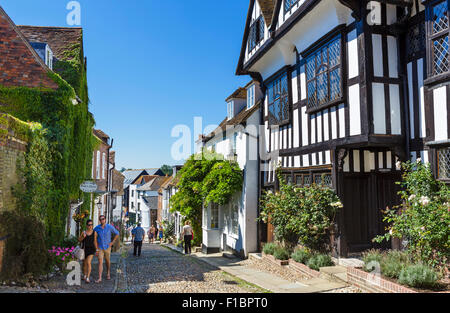 Mermaid Street, segala, East Sussex, England, Regno Unito Foto Stock