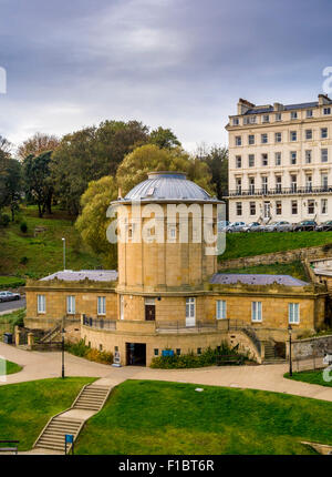 Curvato Grade II * listed building, Rotunda museo,disegnato da William Smith, Scarborough, North Yorkshire Foto Stock