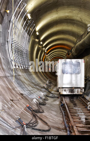 Berlino, Germania, U5-tunnel sito in costruzione Foto Stock