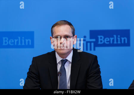 Berlino, Germania, Michael Mueller, DOCUP, che disciplinano il sindaco di Berlino Foto Stock